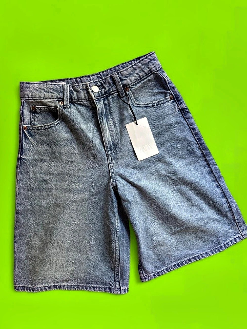 Zara Denim Shorts in Blue youth 12-13Y NWT